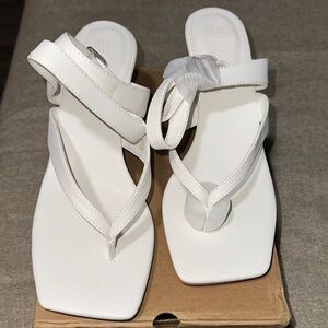Elegant White Women's Sandals